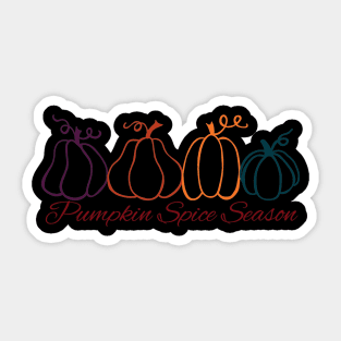 Pumpkin Spice Season Sticker